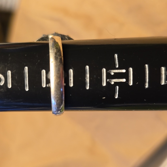 925 Sterling Silver Plt Citrine Ring Size 10 Bezel Setting Fine Jewelry - Picture 6 of 6